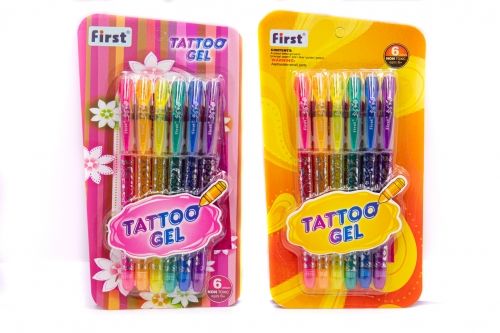 Химикал TATTOO GEL-6 цвята