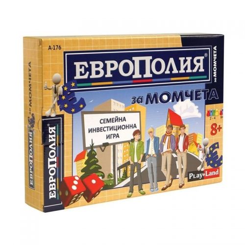 Игри картон. А-176  ЕВРОПОЛИЯ ЗА МОМЧЕТА