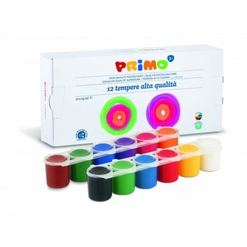 Темпер 12 цв.х25мл.в бурканче 252ТВ12 Primo