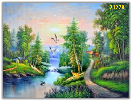 Картина за изграждане с камъчета 30х20