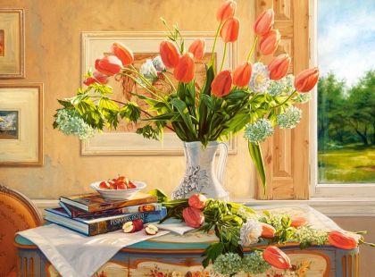 Пъзел CASTORLAND 3000 ел Floral Impressions
