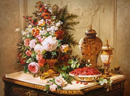 Пъзел CASTORLAND 3000 ел Tulips and other Flowers