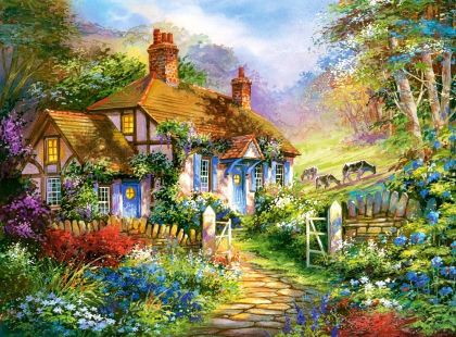 Пъзел CASTORLAND 3000 ел Forest Cottage