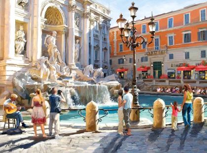 Пъзел CASTORLAND 3000 ел The Trevi Fountain