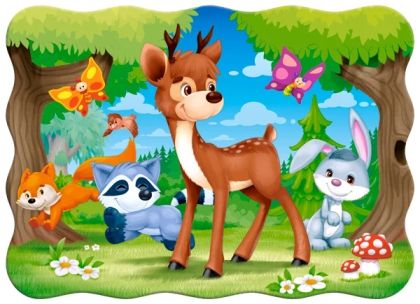 Пъзел 30 ел. В-03570-1 A Deer and Friends