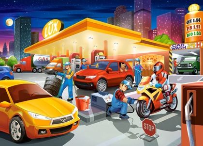 Пъзел 60 ел. В-066230-1 Gas Station