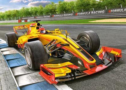 Пъзел 60 ел. В-066179-1 Racing Bolide on Track