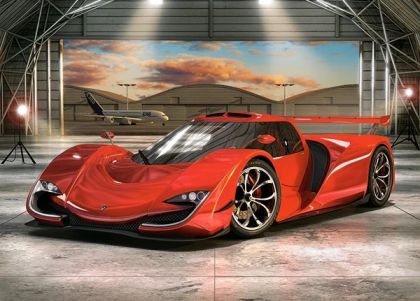 Пъзел 60 ел. В-066162-1 Concept Car in Hangar