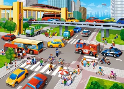 Пъзел 60 ел. В-066131-1 City Rush