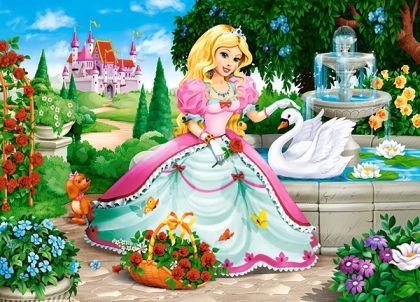 Пъзел 60 ел. В-066056-1 Princess with Swan