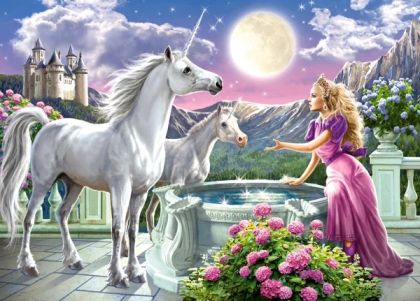 Пъзел 120 ел. В-13098-1 Princess and her Unicorns