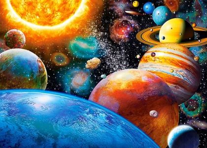 Пъзел 180 ел. В-018345 Planets and their Moons