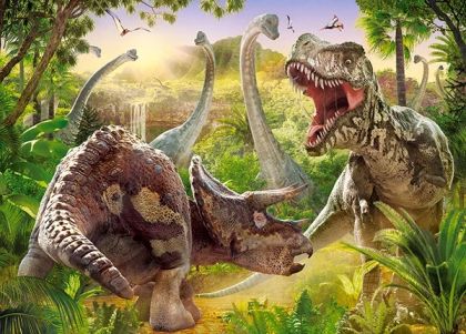 Пъзел 180 ел. В-018413 Dinosaur Battle