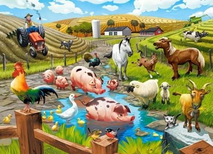 Пъзел 70 ел. премиум B-070060 Life on the Farm