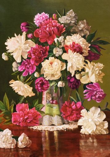 Пъзел CASTORLAND 500 ел. B-53780 Beautiful Pheonies