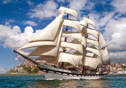 пъзел Castorland 500 ел. B-52851 Tall Ship Leaving Harbour