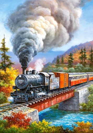 Пъзел CASTORLAND 500 ел. B-53216 Train crossing