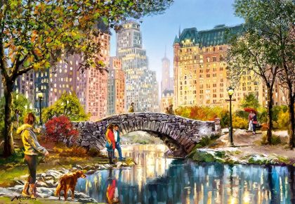 Пъзел Castorland 1000 ел. C-104376-2 Evening Walk Through Central Park