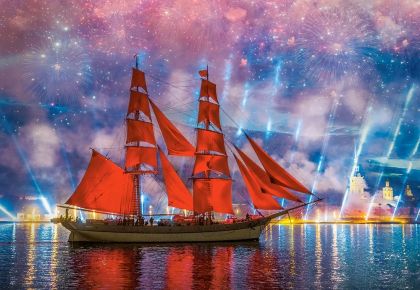 Пъзел Castorland 1000 ел. C-104482-2 Red Frigate