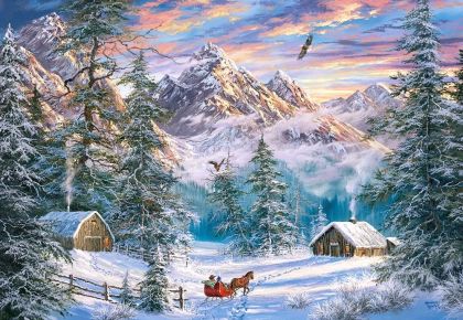 Пъзел Castorland 1000 ел. C-104680-2 Mountain Cristmas