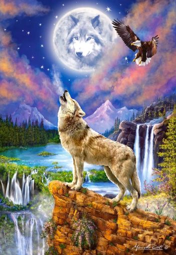 Пъзел Castorland  1500 ел. C-151806-2 Wolfs Night