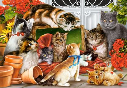 Пъзел Castorland 1500 ел. С-151639-1 Kittens play time