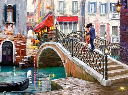 Пъзел Castorland  2000 ел. C-200559-2 Venice Bridge