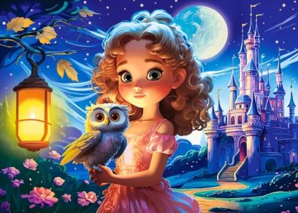 Пъзел 120 ел. Princess with Owl