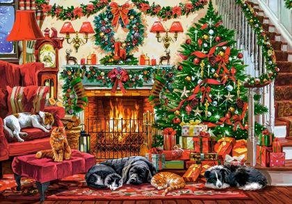 Пъзел CASTORLAND 500 ел. Cozy Fireplace
