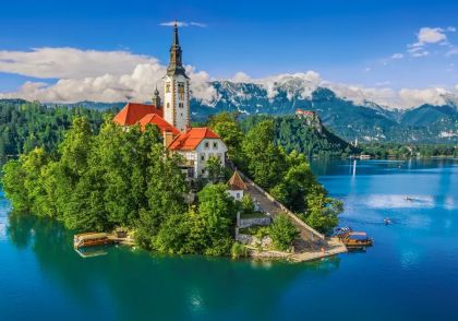 Пъзел Castorland 500 ел.  Bled Slovenia