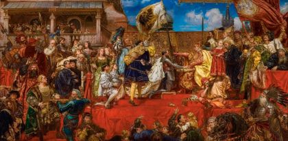 Пъзел CASTORLAND 4000 ел. The Prussian homage , Jan Matejko (Art Collection)