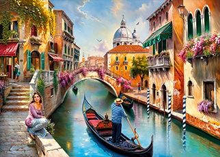 пъзел Cherry Pazzi 1000 ел.  Summer in Venice