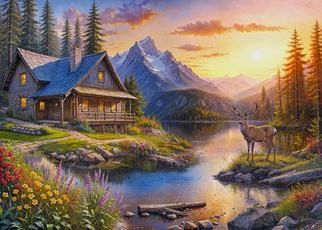 пъзел Cherry Pazzi 1000 ел.  Mountain Dreams