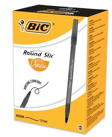 Химикал BIC  Round  1.0мм - цвят черен