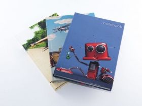 Тетрадка А5 160л. тв.кор. офс. лукс