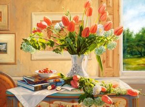 Пъзел CASTORLAND 3000 ел Floral Impressions