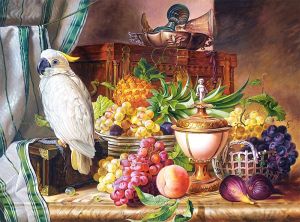 Пъзел CASTORLAND 3000 ел „Still Life With Fruit and a Coc