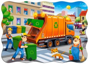 Пъзел 30 ел. В-03778-1 Garbage Car
