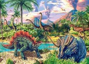 Пъзел 120 ел. В-13234-1 Dinosaur Volcanos