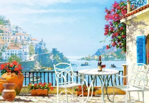 Пъзел Castorland 1000 ел. C-105007-2 Mediterranean Wine for Two