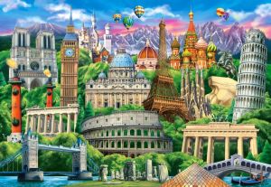 Пъзел Castorland 1000 ел. C-104901-2 Famous Landmarks