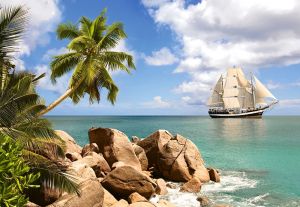 Пъзел Castorland  1500 ел. C-150526 Sailing ship in paradise