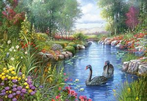 Пъзел Castorland  1500 ел. C-151042-2 Black Swans, Andres Orpinas
