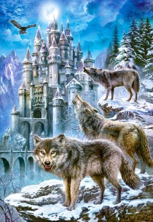 Пъзел Castorland  1500 ел. C-151141-2 Wolves and Castle