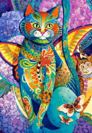 Пъзел Castorland  1500 ел. C-151448-2 Feline Fiesta