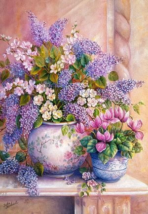 Пъзел Castorland  1500 ел. C-151653-2 Lilac Flowers