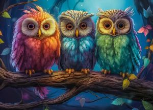 Пъзел 260 ел.  Three little Owls