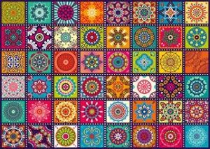 пъзел Cherry Pazzi 1000 ел Ornamental Squares