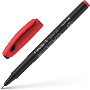 Тънкописец Topliner 0.4 мм, 967 - цвят червен